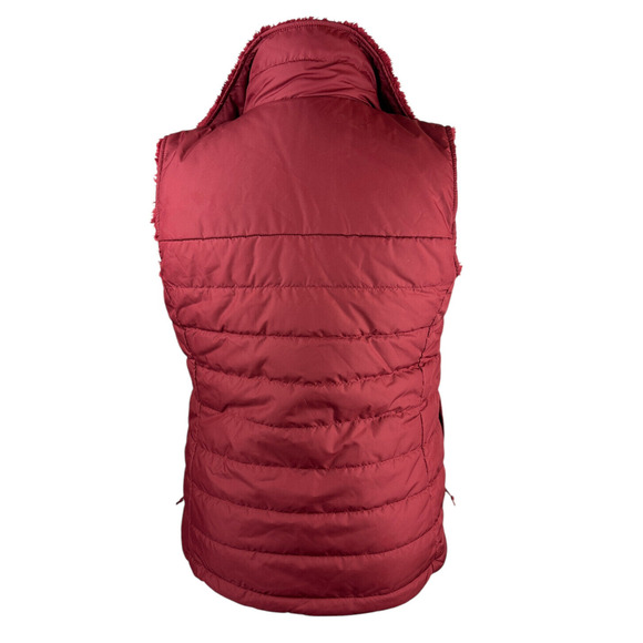 The North Face Women's Mossbud Insulated Reversible Vest Cordovan Fleece Small - Picture 10 of 16